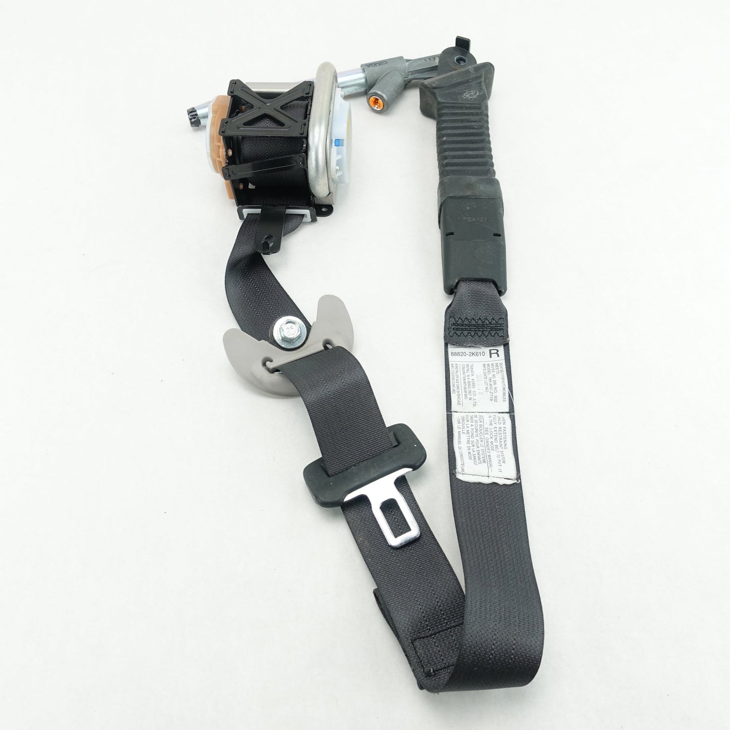 2012 2013 Kia Soul Passenger Right Front Seat Belt Black