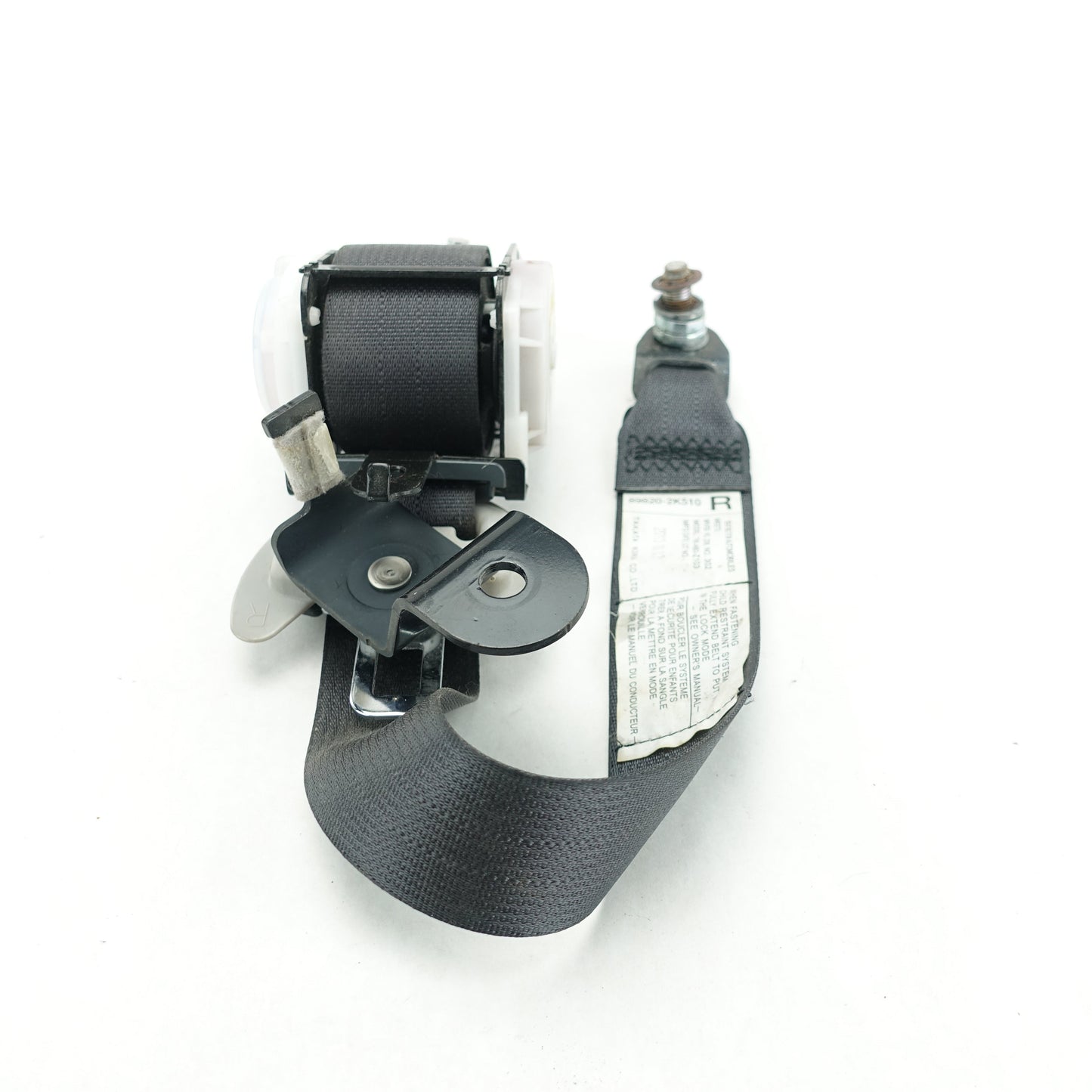 2010 2011 2012 2013 Kia Soul Right Rear Seat Belt Black