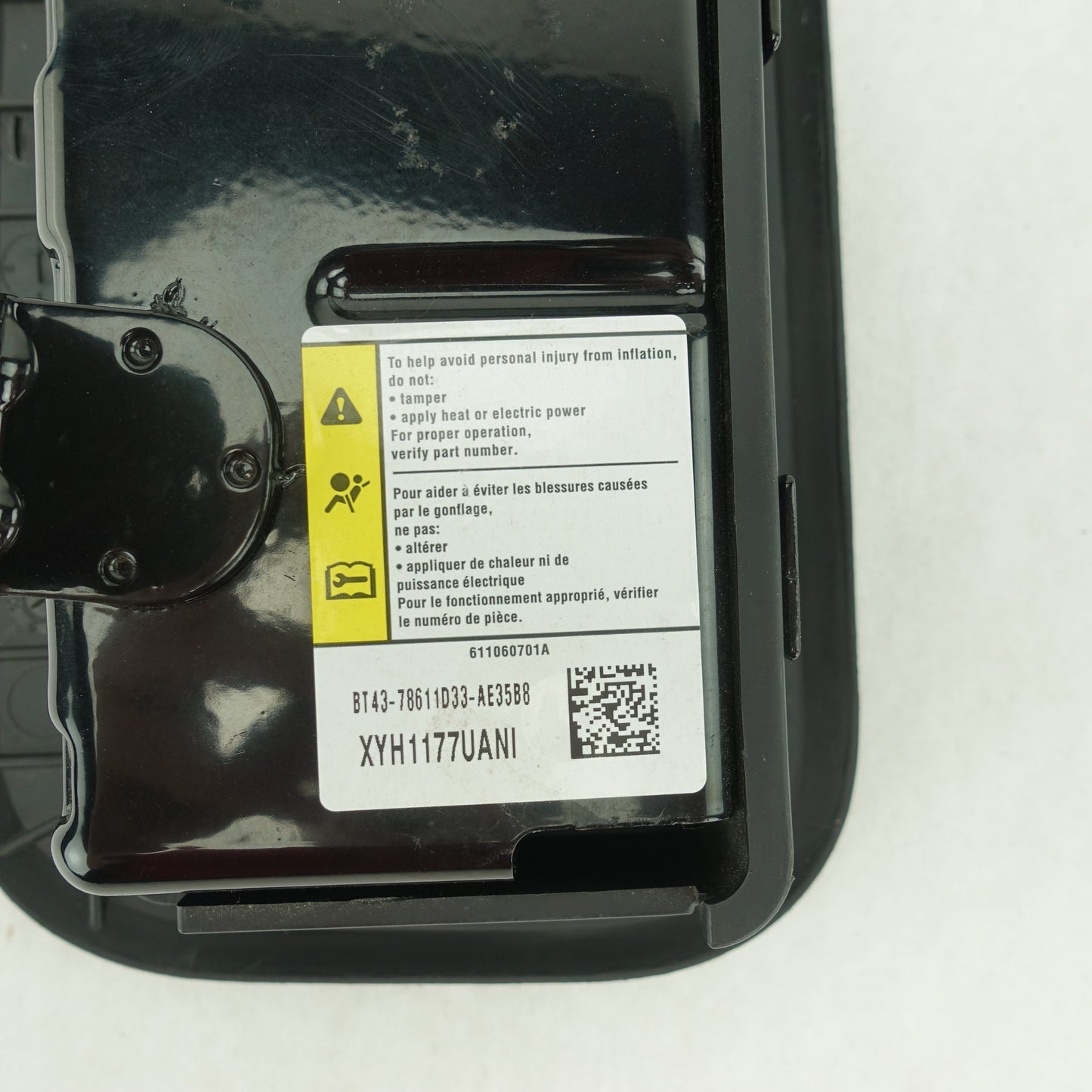 Ford Edge Lincoln MKX Driver Left Seat Airbag Air Bag Black 2011 2012 2013 2014