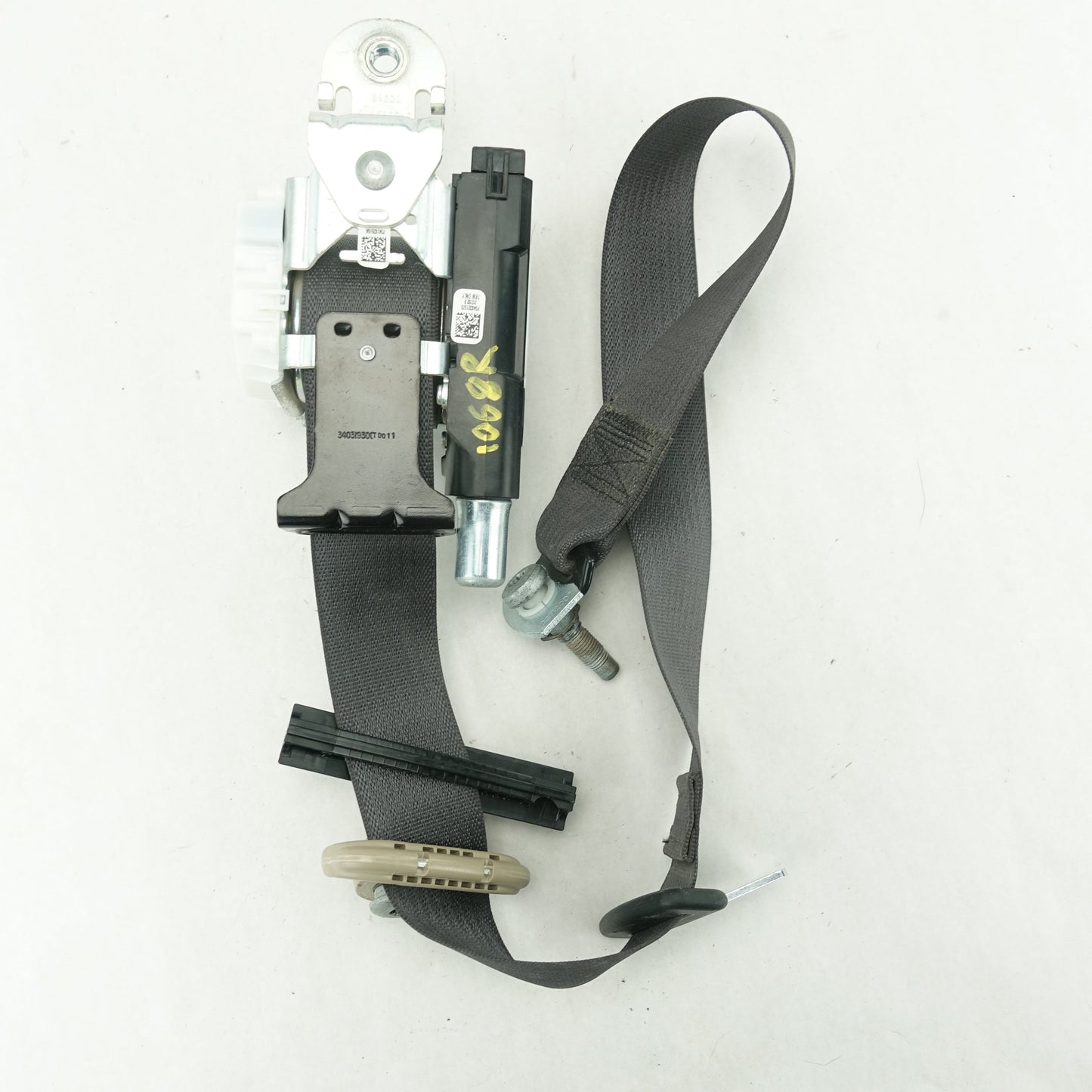 2015 2016 2017 2018 2019 20 Ram 3500 Regular Cab Passenger Right Seat Belt Black