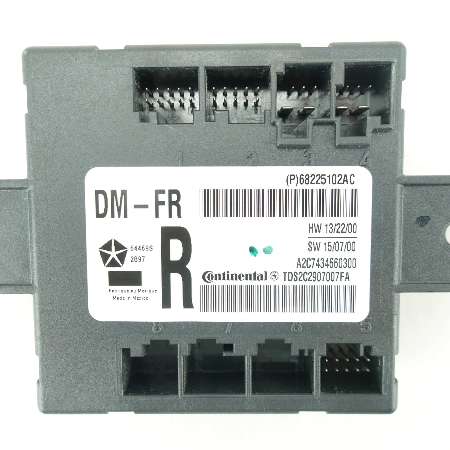 2013 2014 2015 2016 2017 2018 Ram 1500 Passenger Right Front Door Module Hub