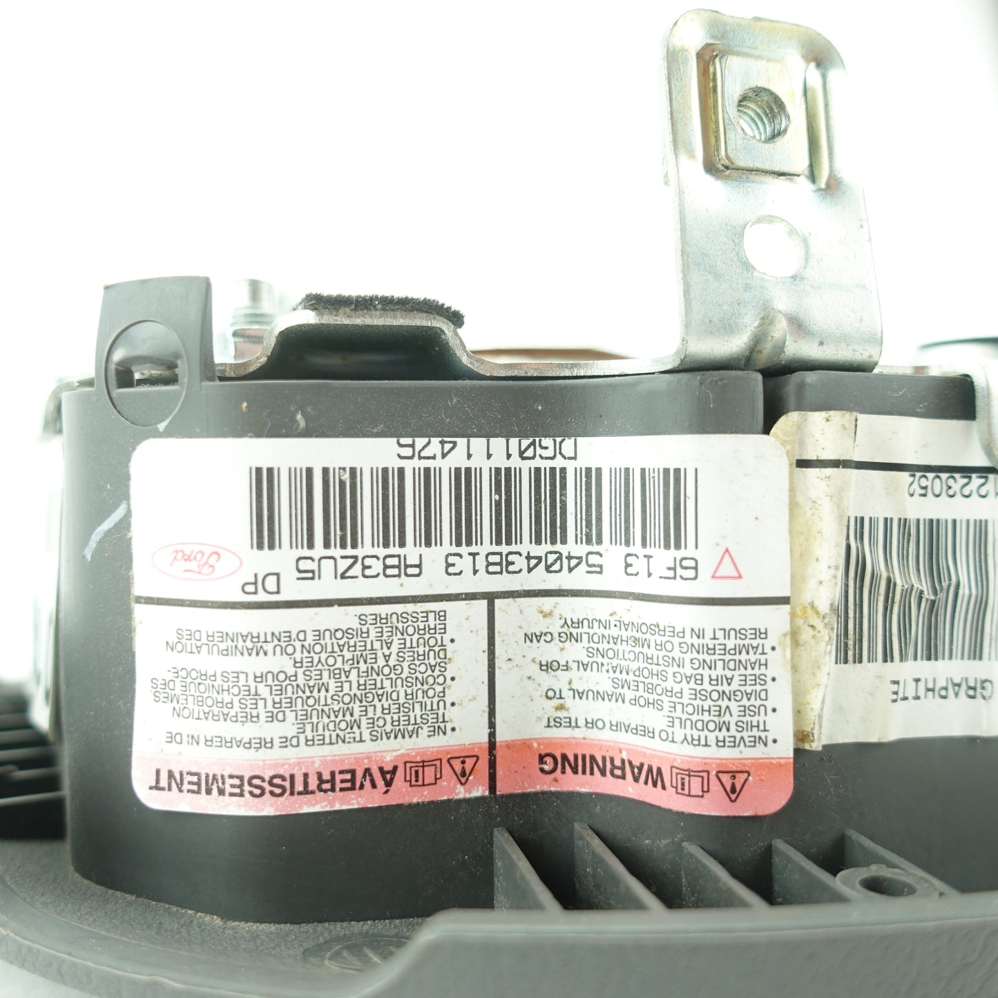 2004 2005 2006 2007 Ford Taurus Steering Wheel Airbag Air Bag Gray