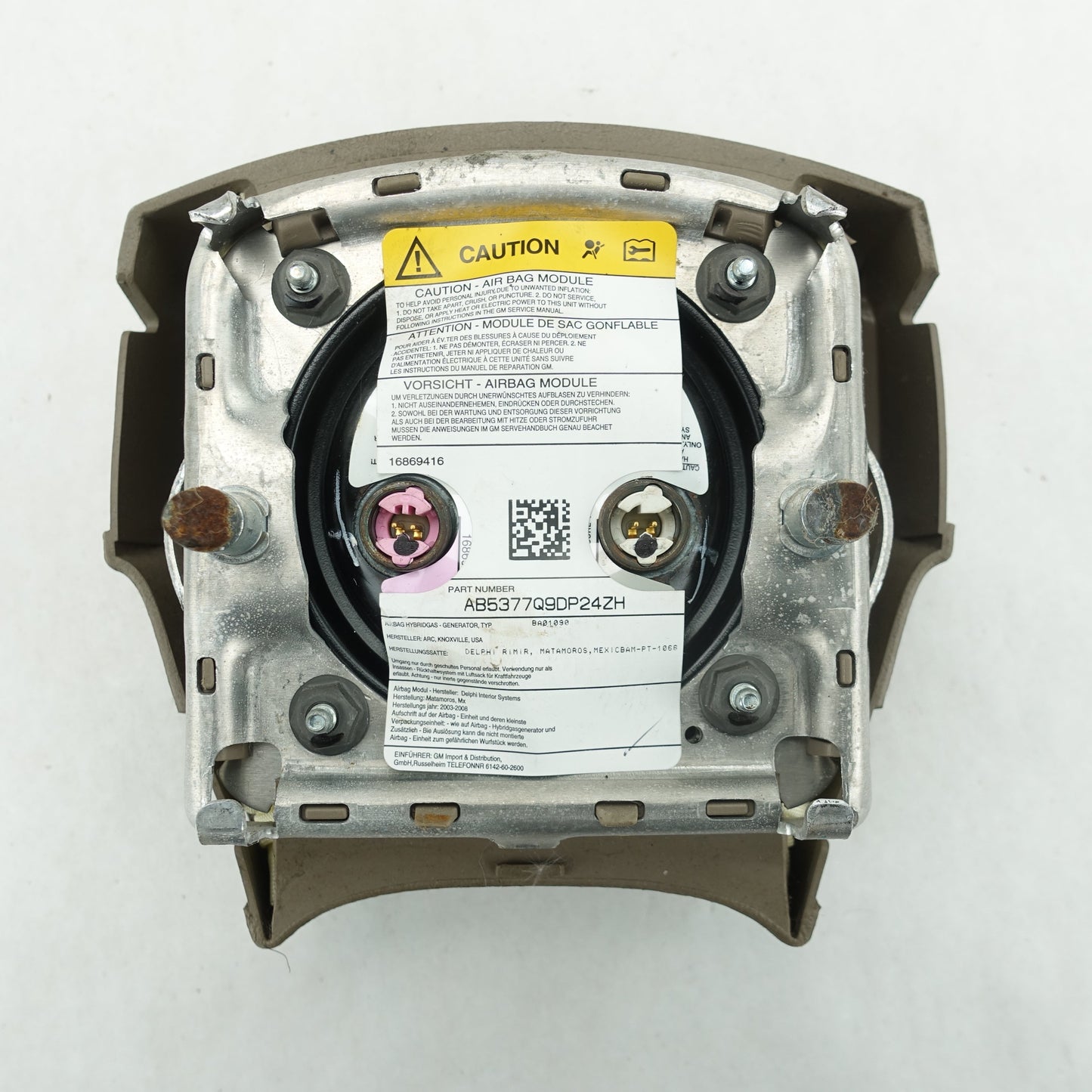 2003 2004 2005 2006 GMC Sierra 1500 Steering Wheel Airbag Air Bag