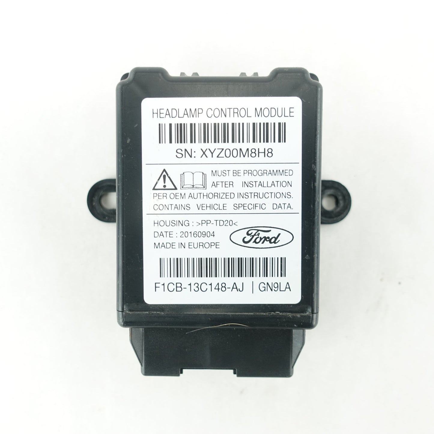 2016 2017 2018 Ford Focus Headlight Headlamp Head Light Lamp Control Module