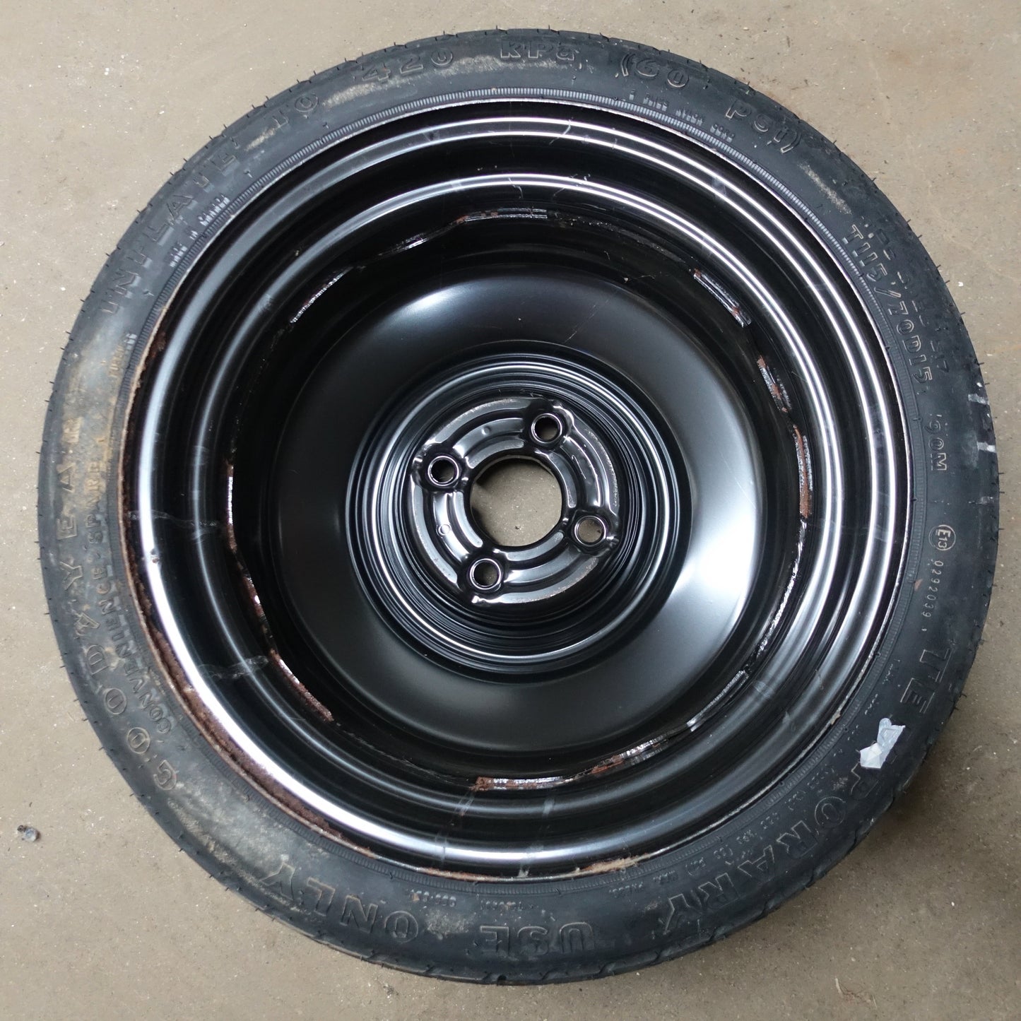 2005 2006 2007 Chevy Cobalt 4 Lug 15 Inch Spare Emergency Tire Wheel Rim Ring