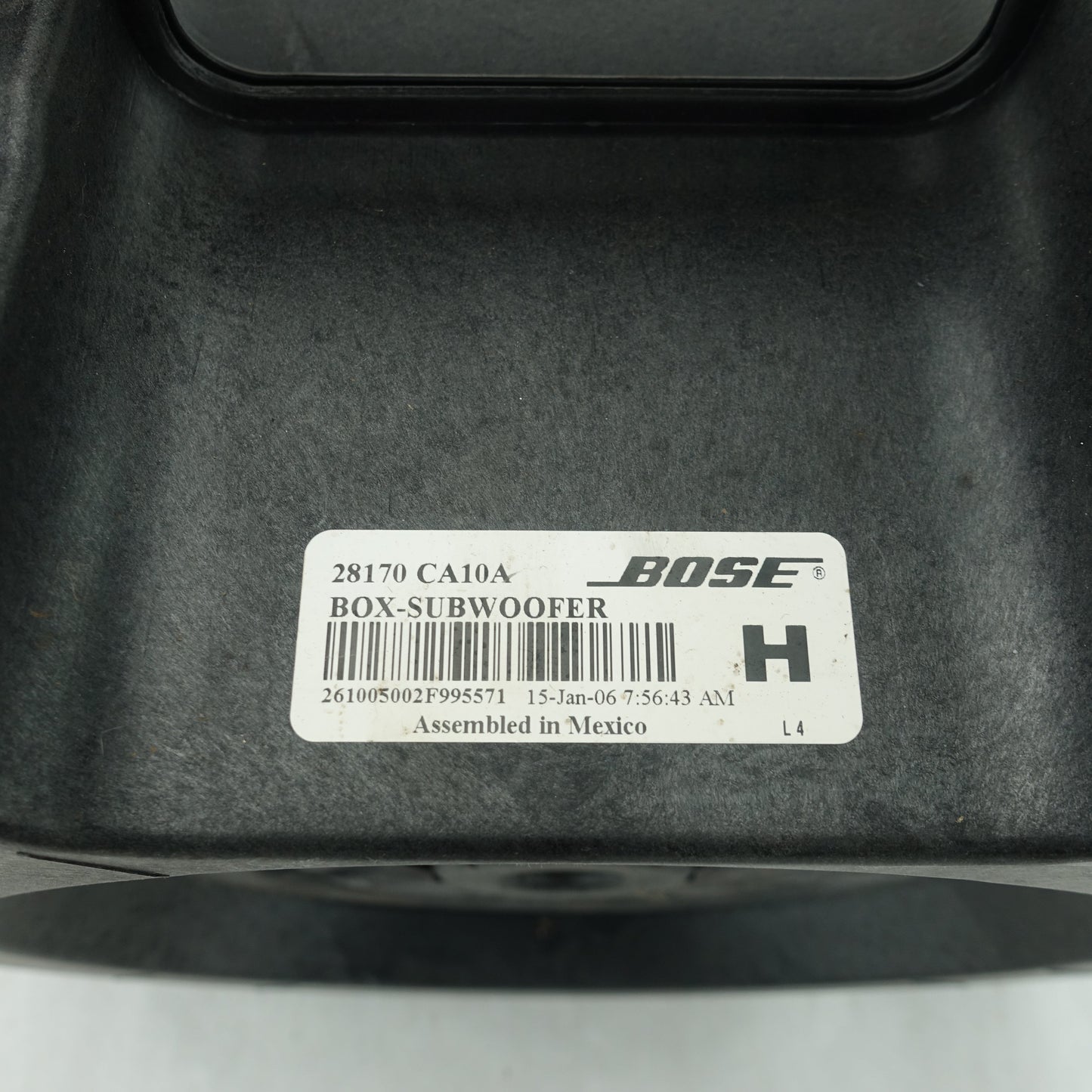 2004 2005 2006 2007 Nissan Murano Bose Subwoofer Speaker