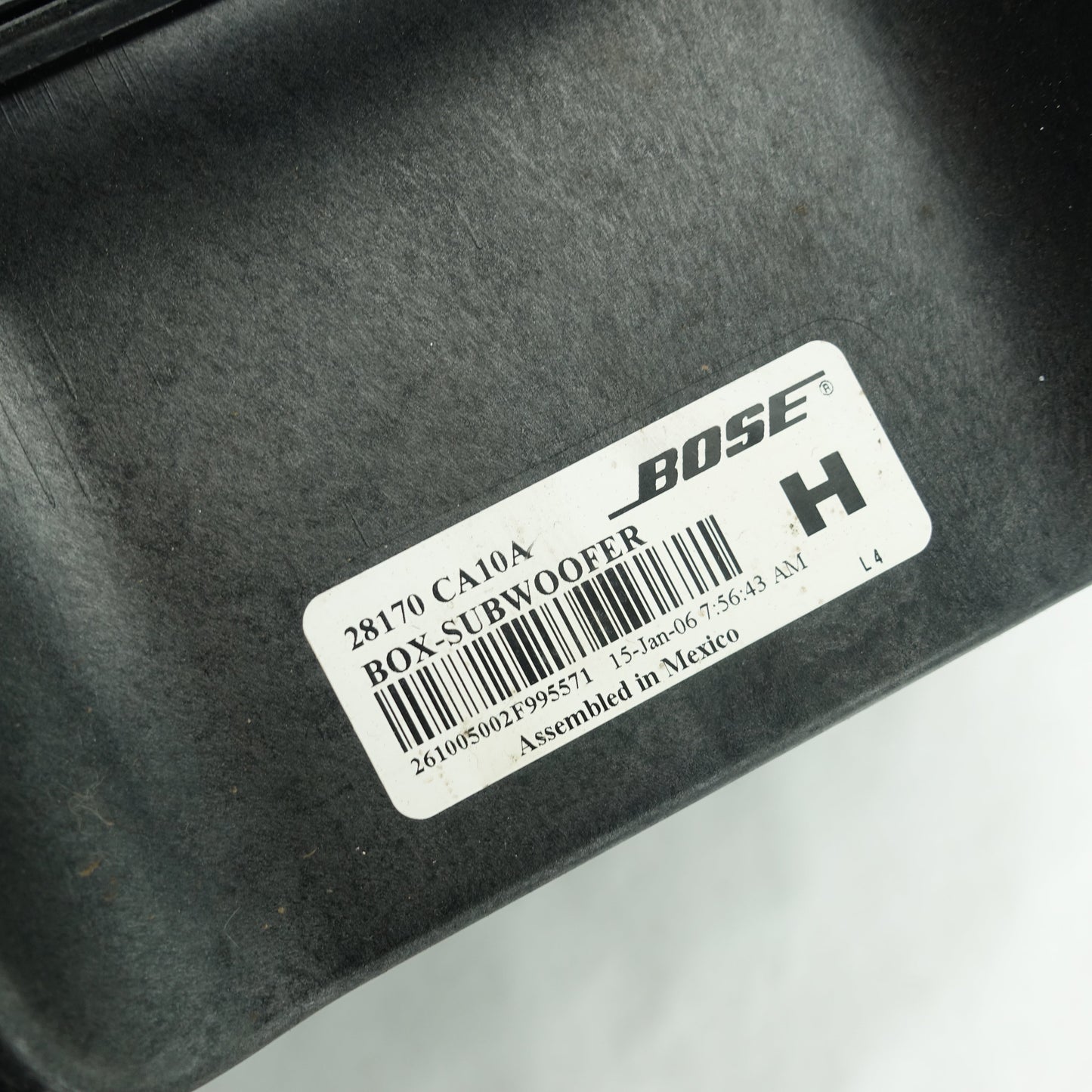 2004 2005 2006 2007 Nissan Murano Bose Subwoofer Speaker
