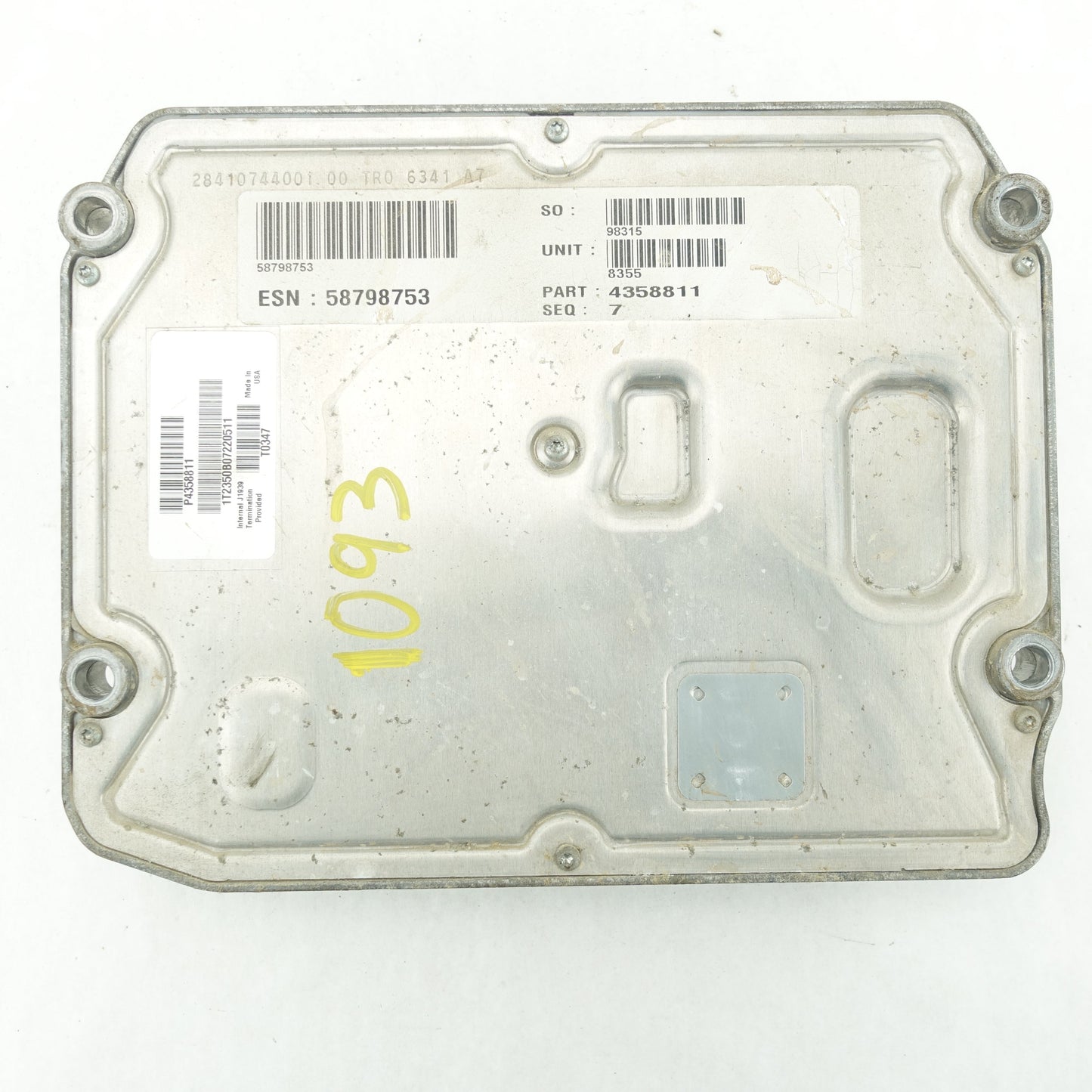 2017 Ram 5500 6.7L Cummins ECM ECU Engine Control Module Computer