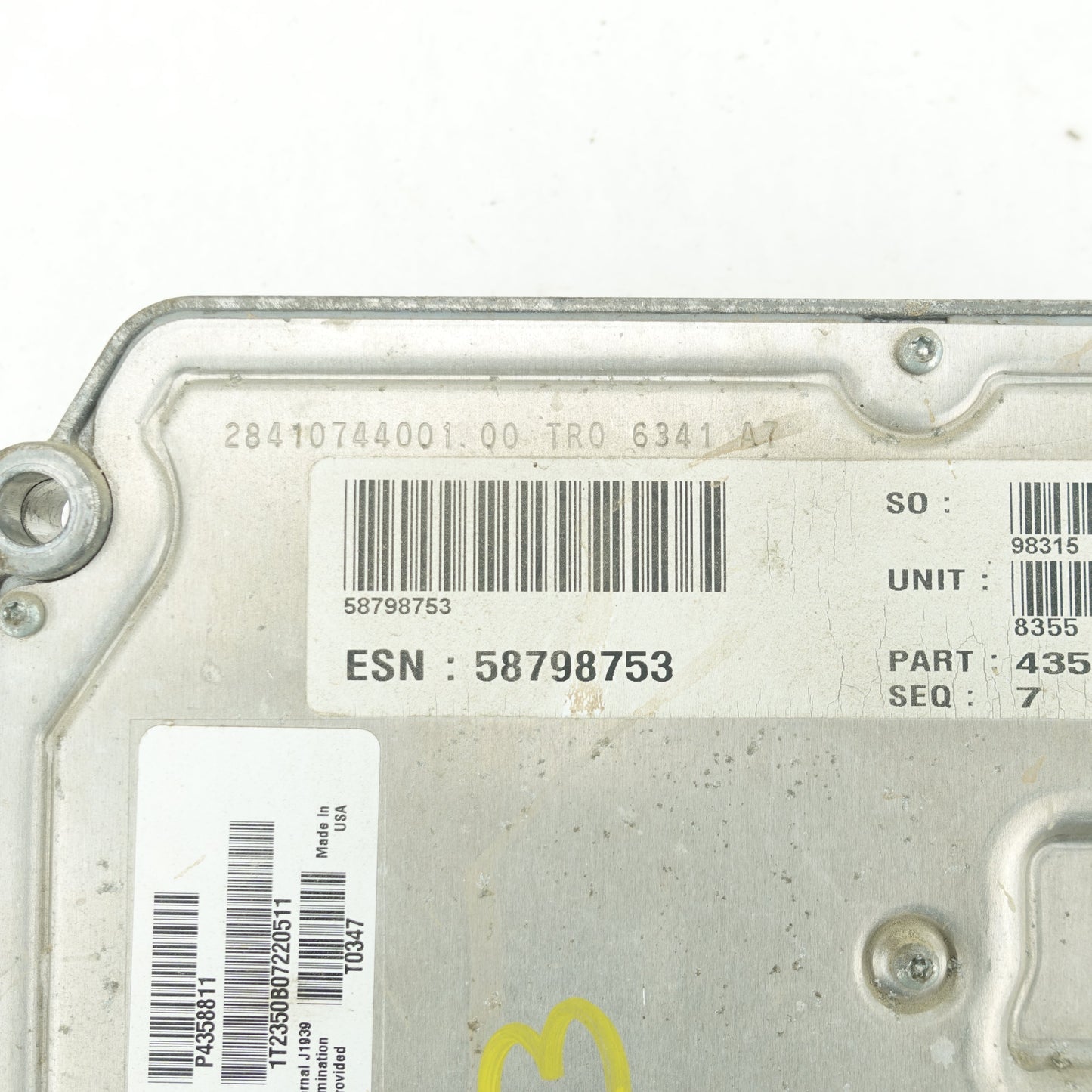 2017 Ram 5500 6.7L Cummins ECM ECU Engine Control Module Computer