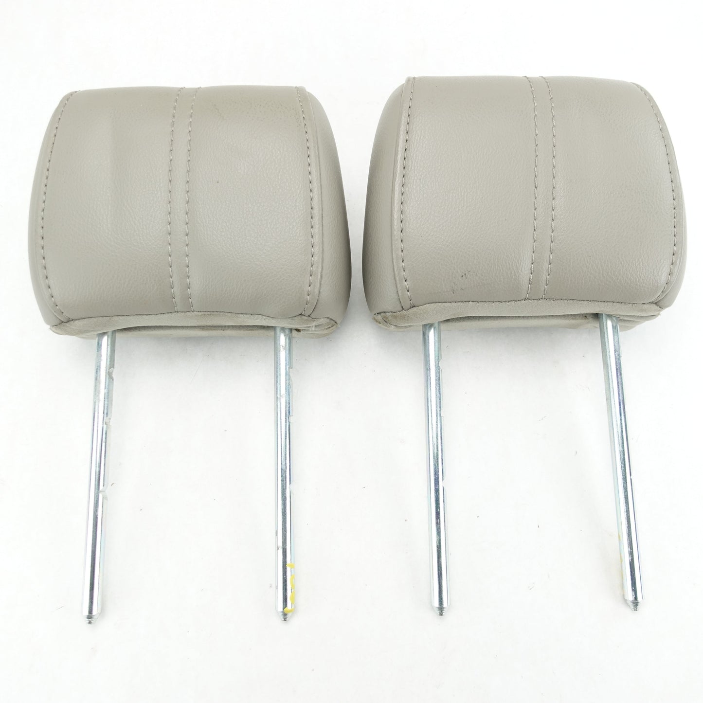 2008 2009 2010 Ford F250 F350 Rear Headrest Head Rest Gray Leather Set Pair