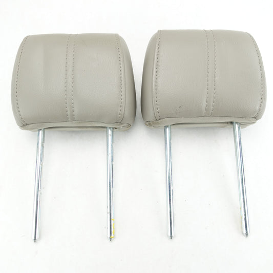 2008 2009 2010 Ford F250 F350 Rear Headrest Head Rest Gray Leather Set Pair