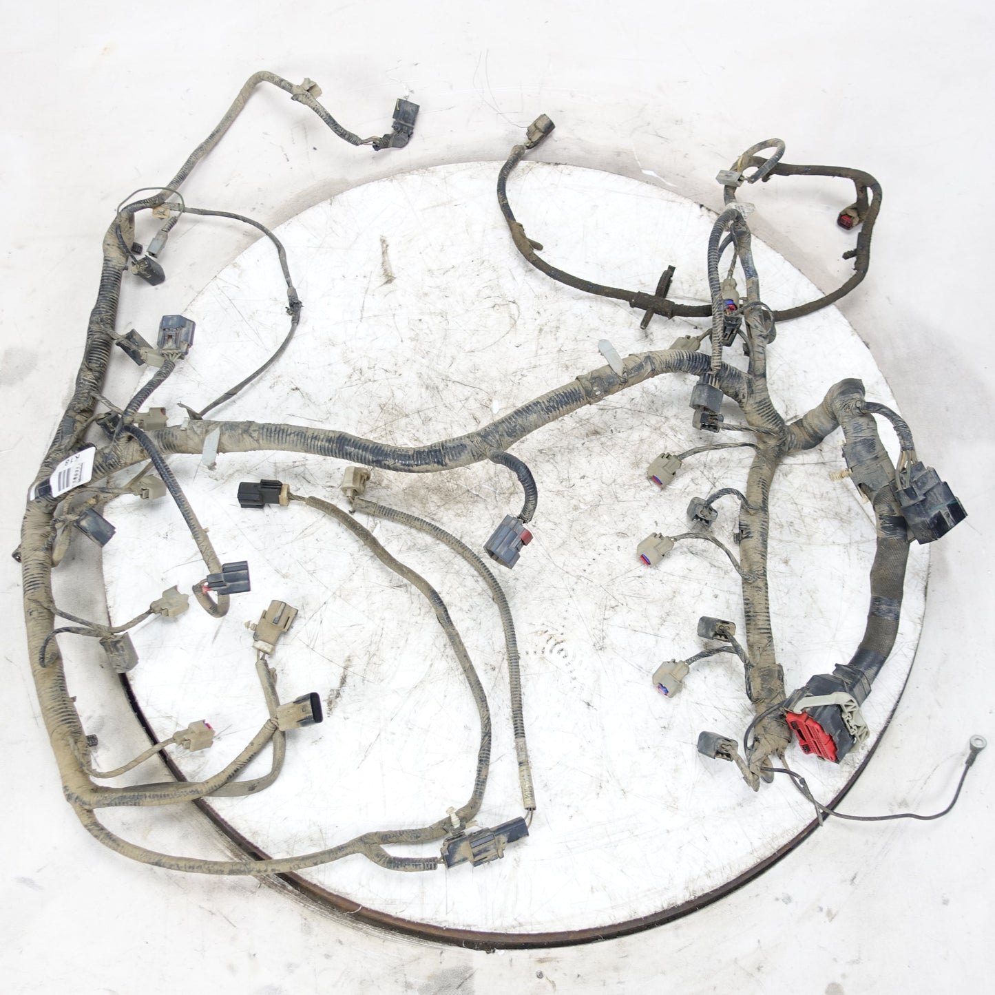 Damage 2009 Ford F550 6.8L V10 Engine Wire Harness