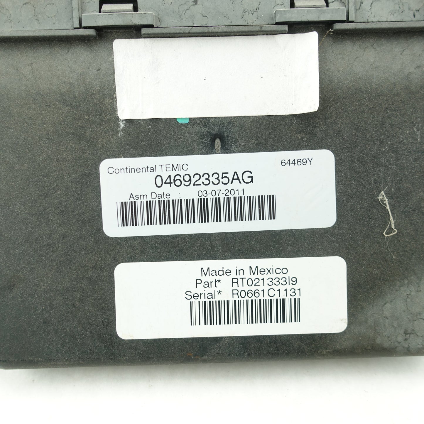 2011 Caravan Town & Country Engine Fuse Box Computer Module TIPM TEMIC
