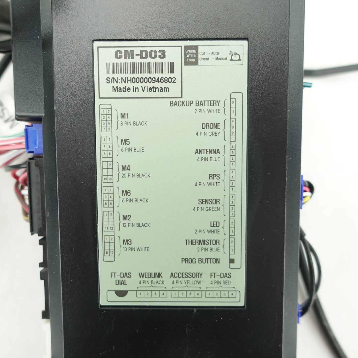 CM-DC3 Aftermarket Remote Start System Pulled from 2011 Chrysler Town & Country