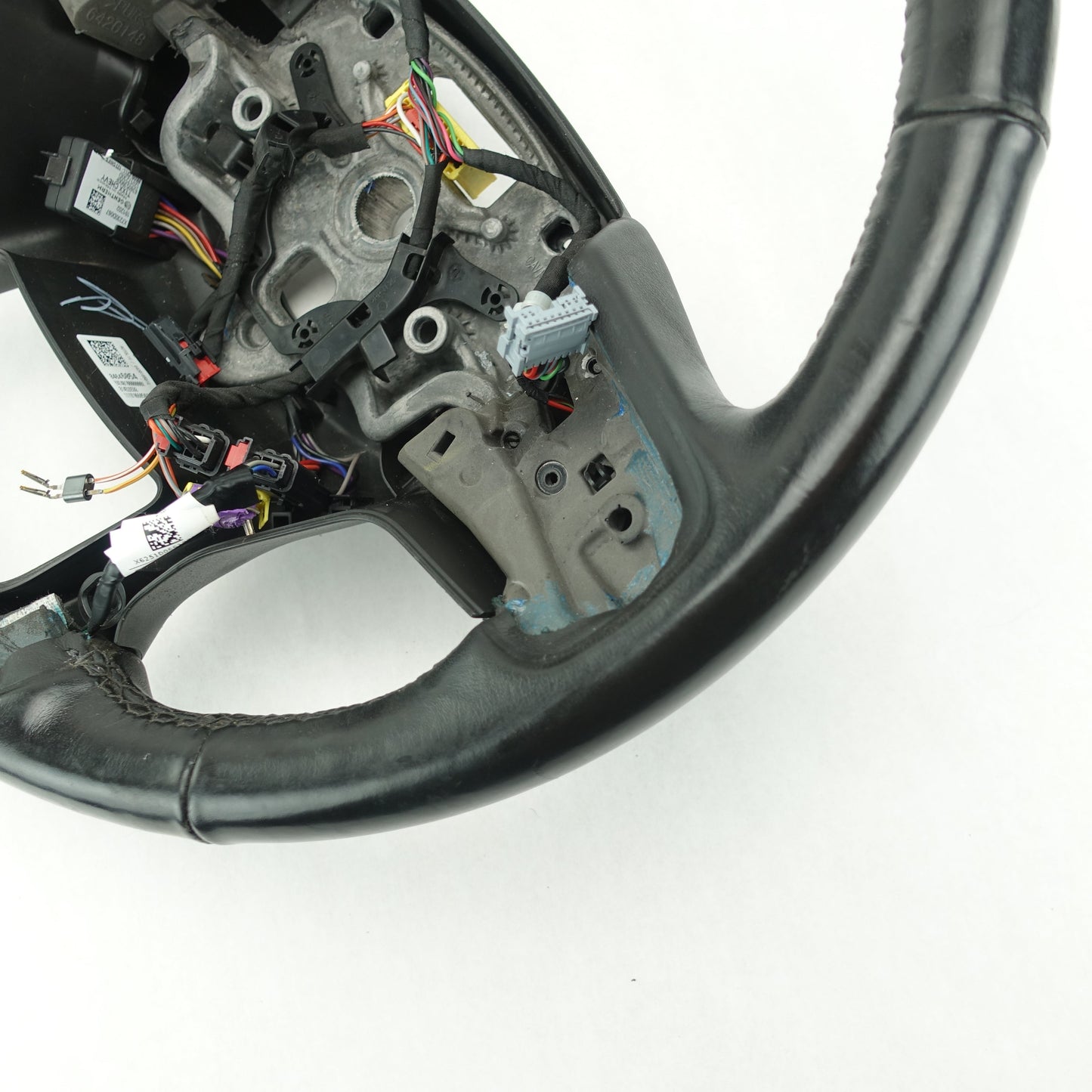 Damage 2020 2021 2022 2023 Silverado Sierra Steering Wheel Leather Heated Black