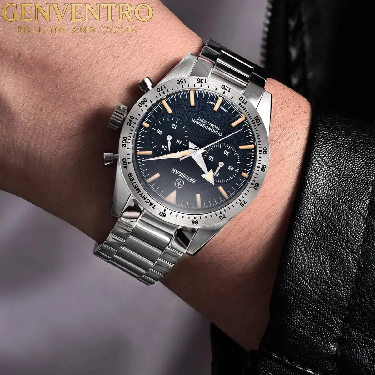 BERSIGAR OCULAR 1766 Stainless Steel Green Dial