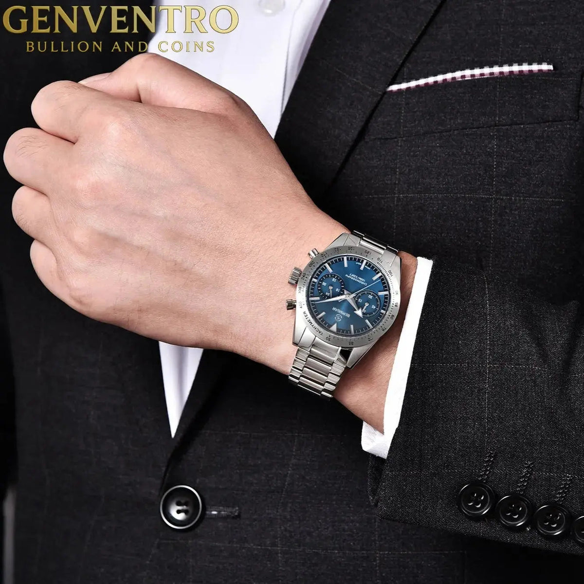 BERSIGAR OCULAR 1766 Stainless Steel Green Dial