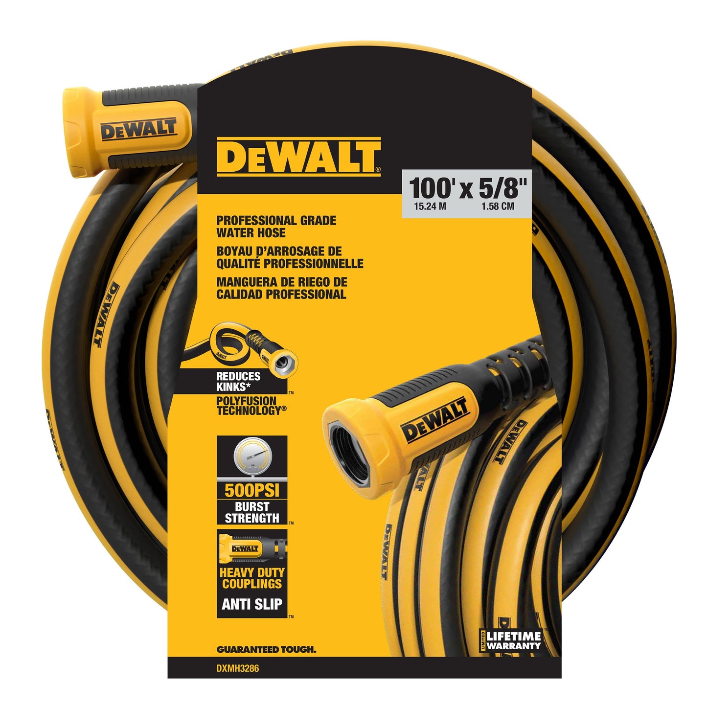 DEWALT® 50 FT. Professional Grade Heavy-Duty Water Hose DXMH3285