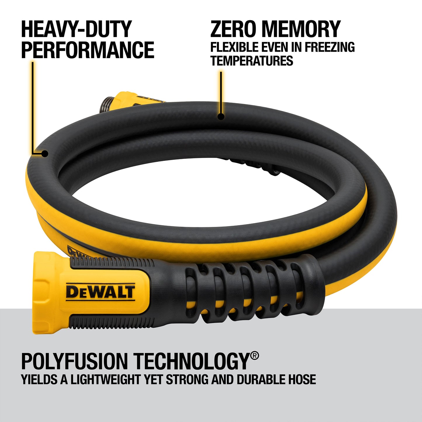 DEWALT 6ft x 5/8 Polyfusion Hose | DXMH3303
