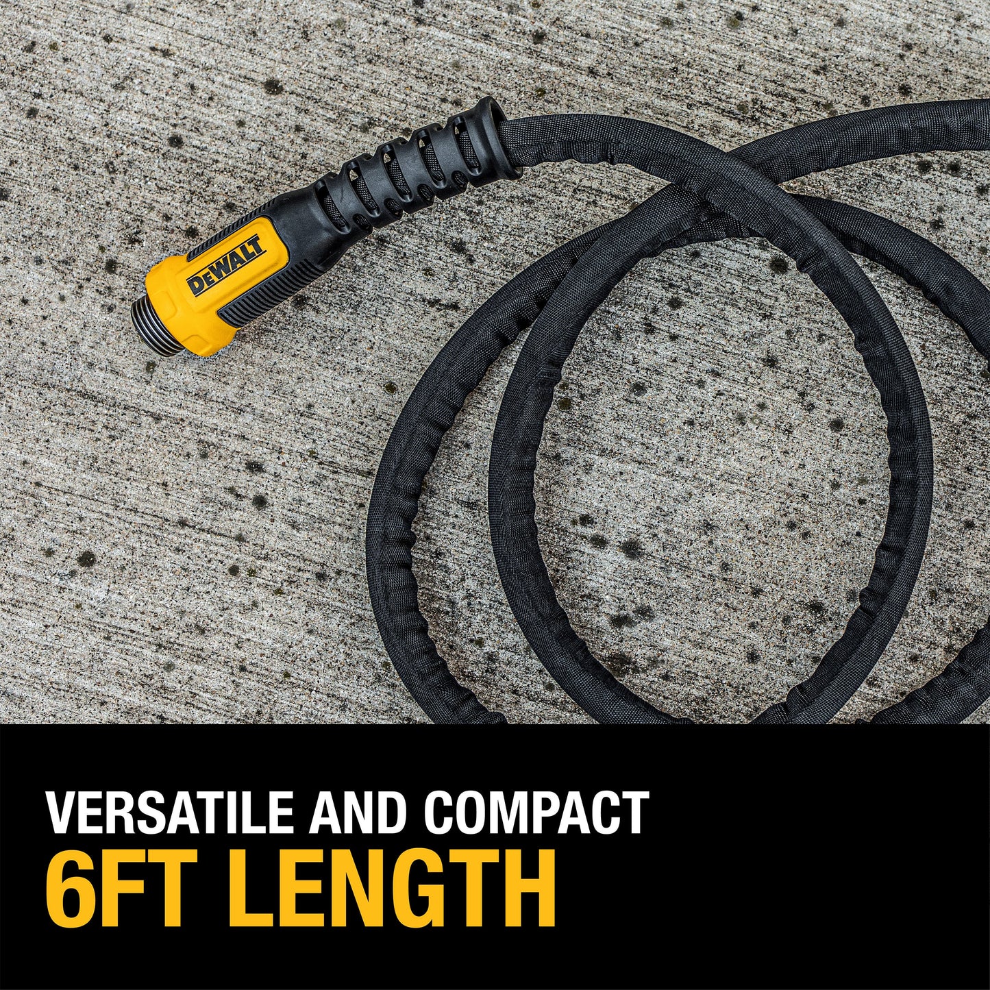 DEWALT 6 ft x 5/8" Fabric Hose DXMH3306