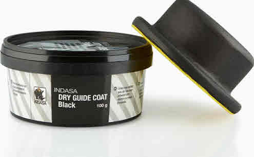 Indasa Dry Guide Coat – Black Powder, 100g, Reveals Sanding Scratches (528983)