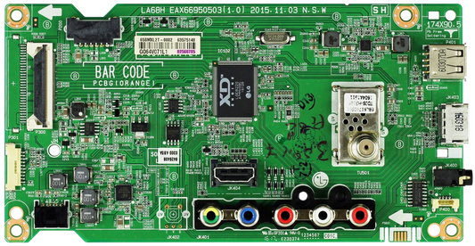 EBR82560705 LG Main Board, EAX66950503(1.0), 63575148, 82560705, 49LF5400-UE AUSWLJM, 49LF5400-UE