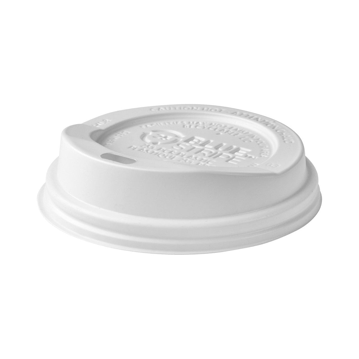 Eco-Products BlueStripe EcoLid 25% Recycled Content Hot Cup Lid, White, Fits 8 oz Cups (QTY 1000), SKU EP-HL8-WR