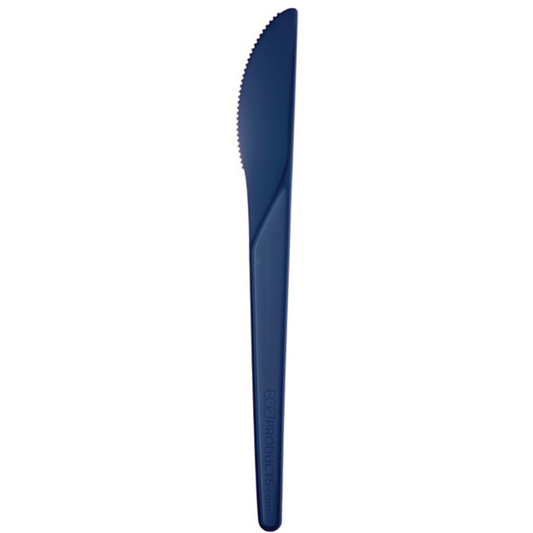 Plantware Renewable & Compostable Knife - 6in Blue (QTY:1000)