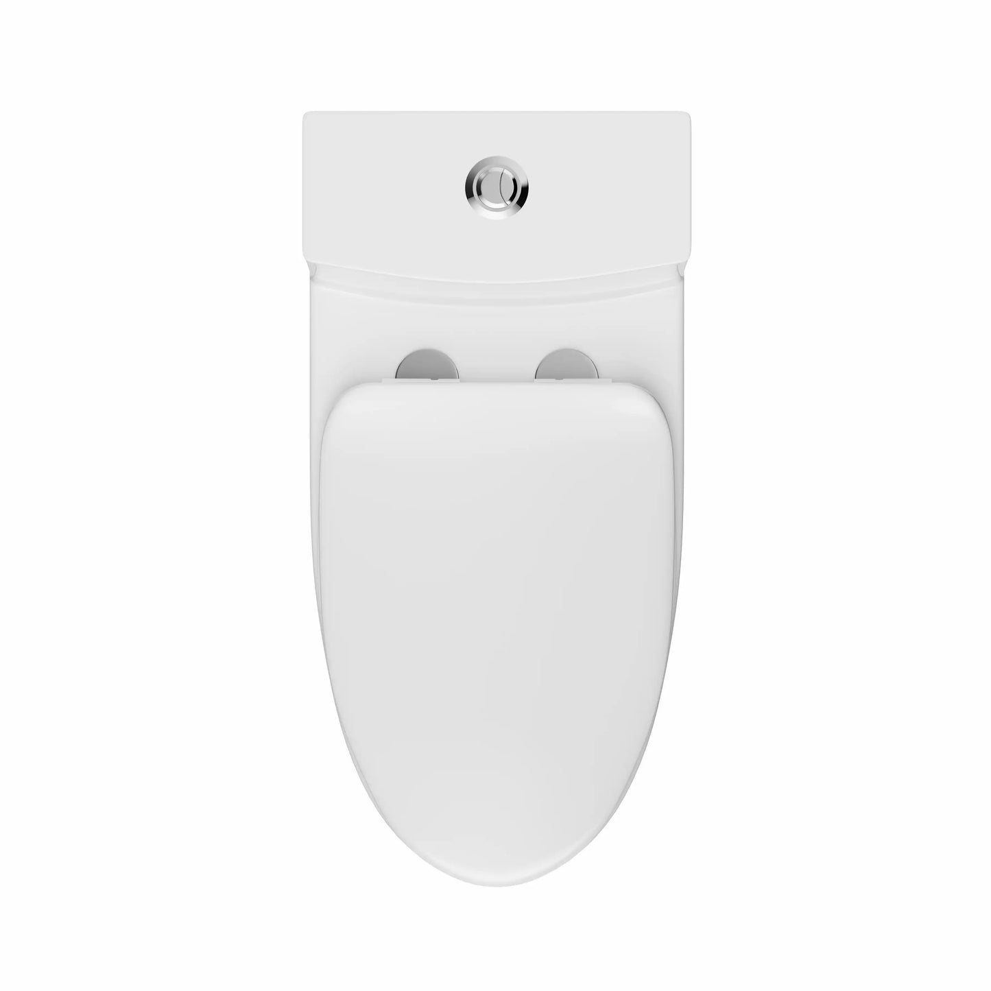 Salerno Elongated One-Piece Toilet – Side or Top Flush Button