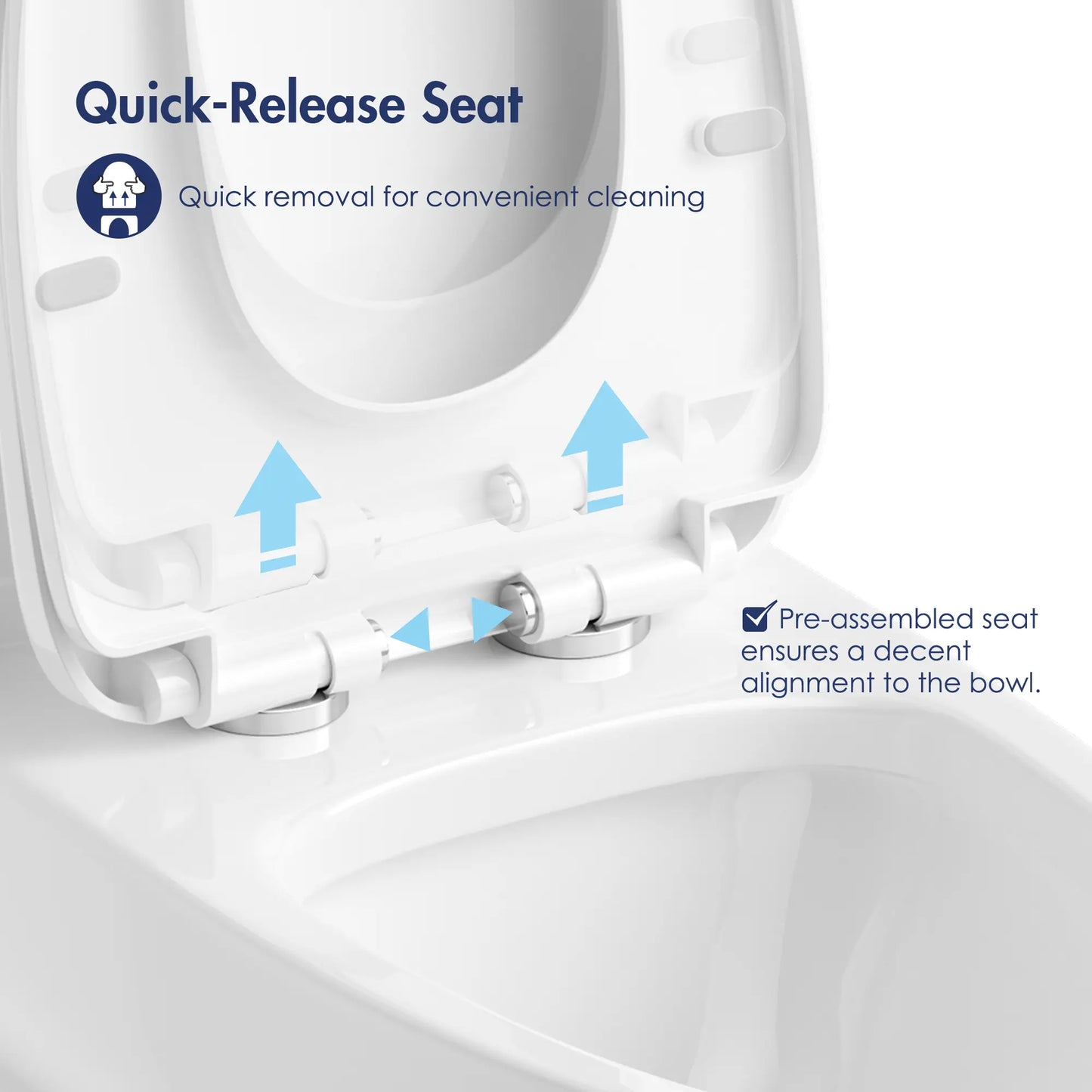 Salerno Elongated One-Piece Toilet – Side or Top Flush Button