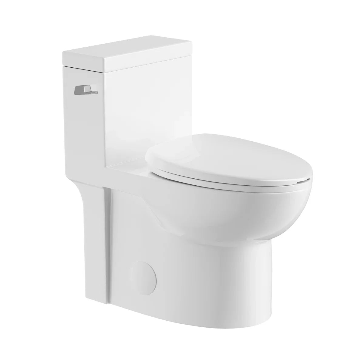 Denbigh One-Piece Toilet – Dual or Single Flush, Comfort Height