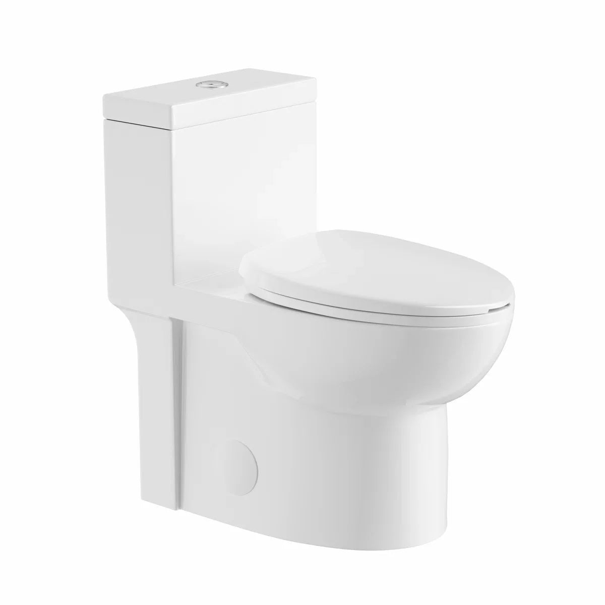 Denbigh One-Piece Toilet – Dual or Single Flush, Comfort Height