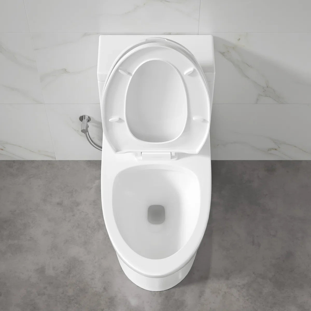Denbigh One-Piece Toilet – Dual or Single Flush, Comfort Height