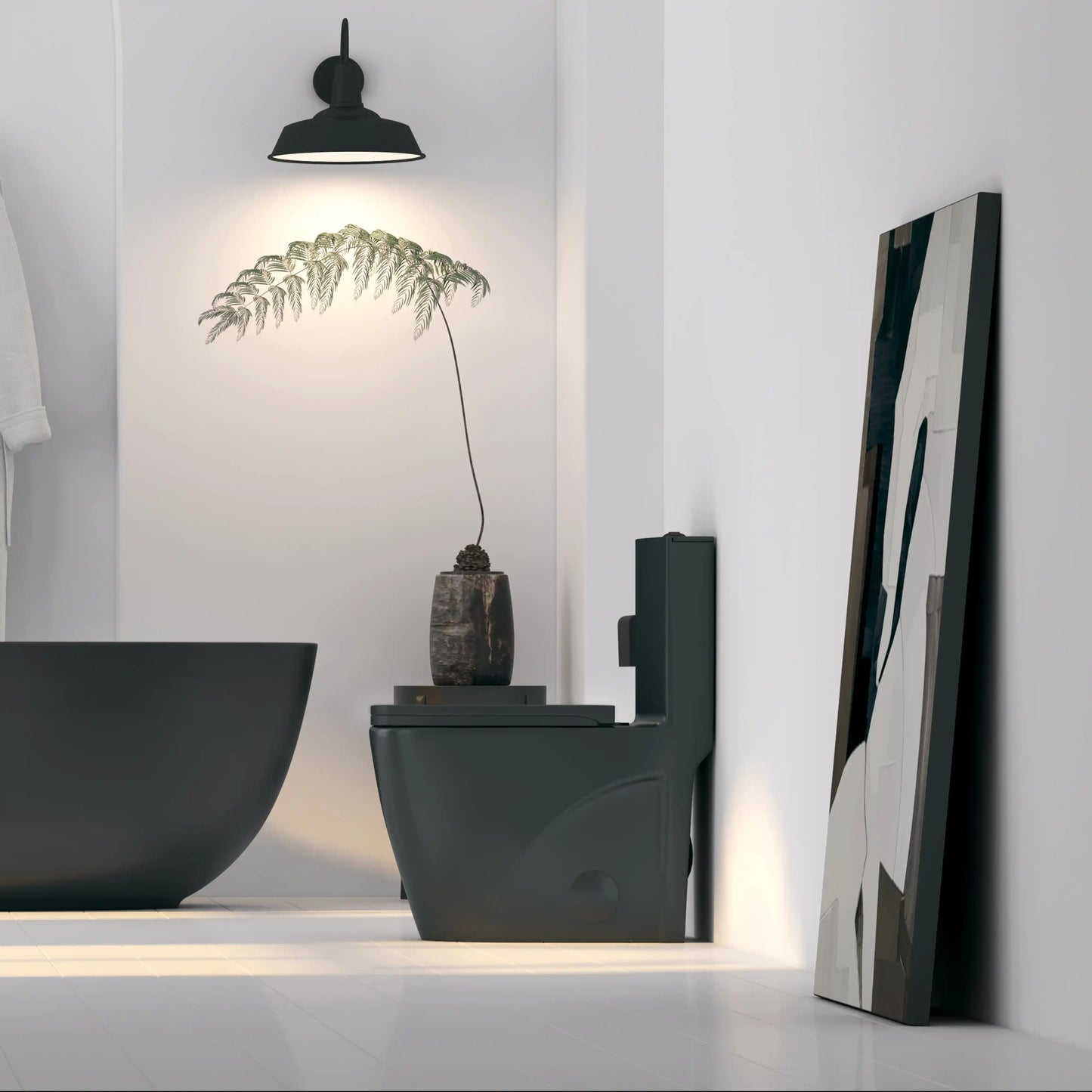 Reno One-Piece Chair Height Elongated Toilet, 1.1/1.6 GPF Dual Flush, Multiple Colors
