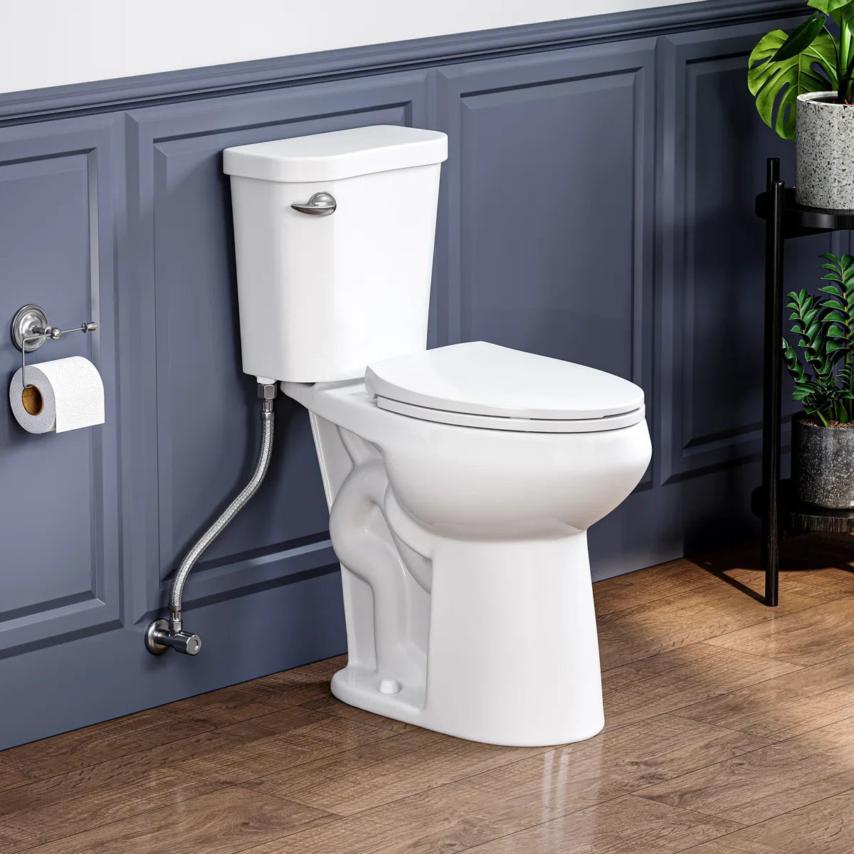 Dayton Elongated 20.7" Chair Height Two-Piece Toilet, 1.28 GPF Single Flush, Soft-Close Seat