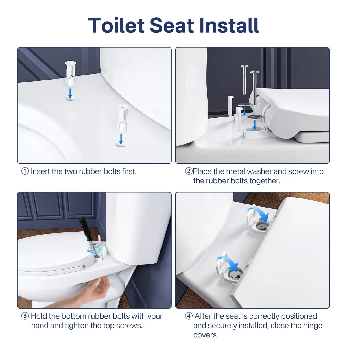 Dayton Elongated 20.7" Chair Height Two-Piece Toilet, 1.28 GPF Single Flush, Soft-Close Seat