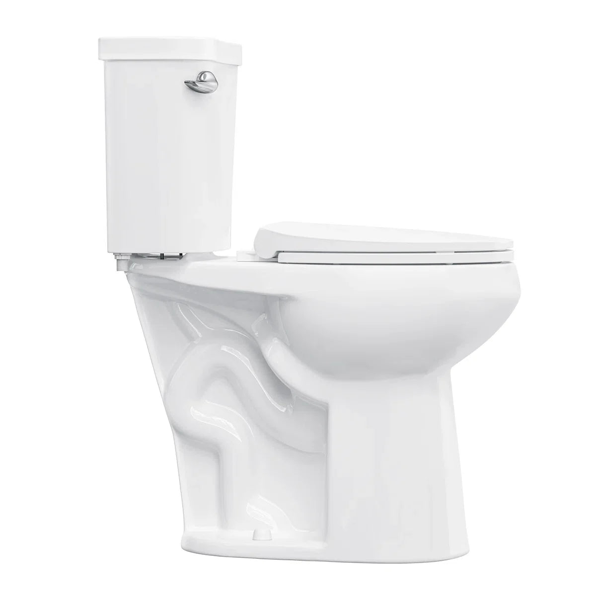 Dayton Elongated 20.7" Chair Height Two-Piece Toilet, 1.28 GPF Single Flush, Soft-Close Seat