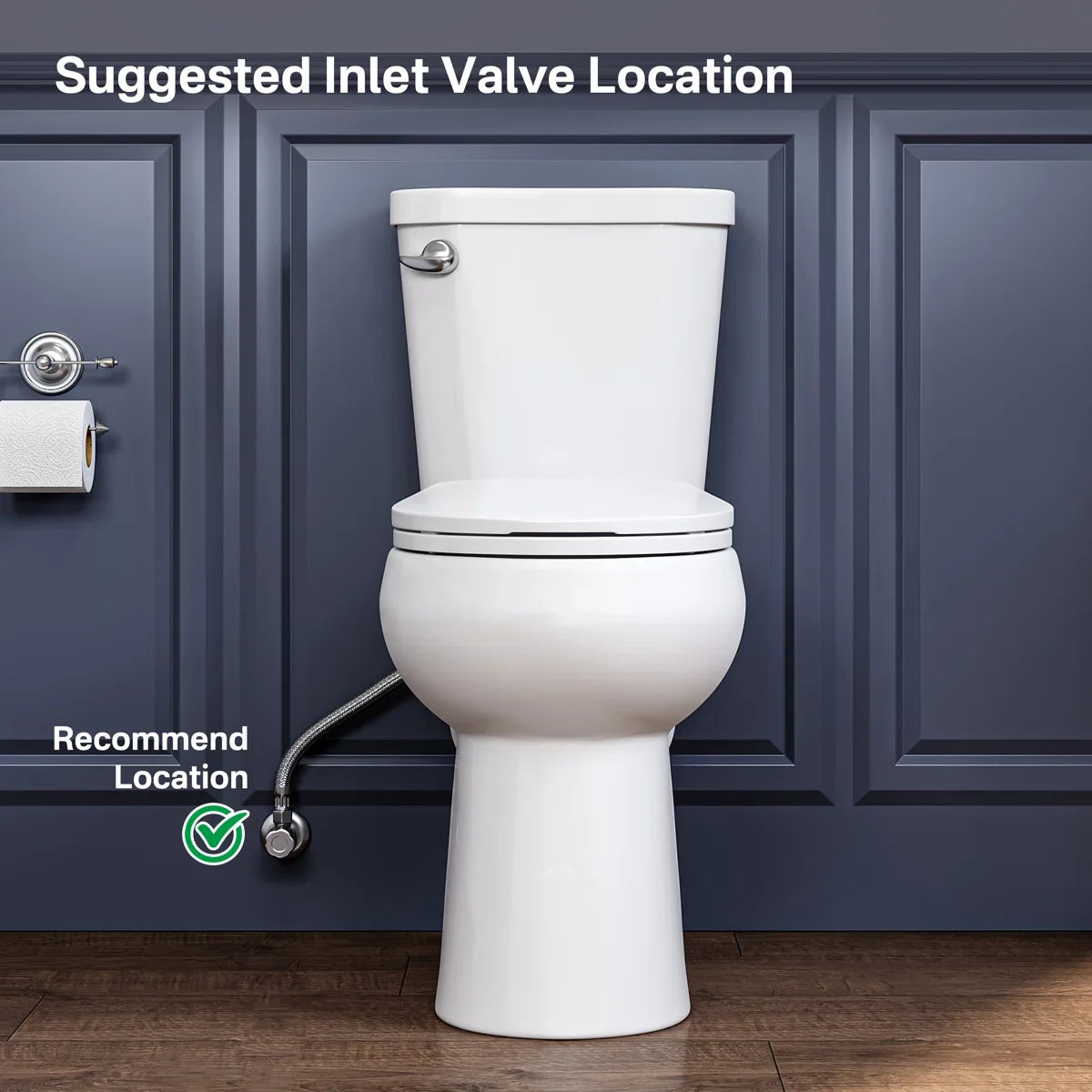 Dayton Round 18.9" Chair Height Two-Piece Toilet, 1.28 GPF Single Flush, Soft-Close Seat