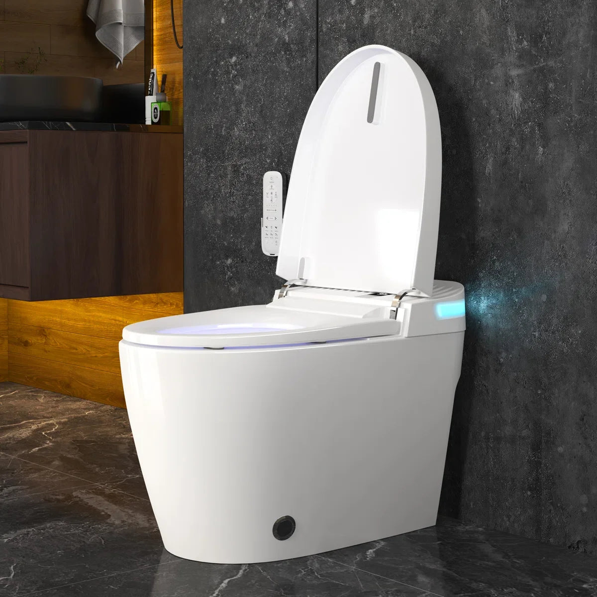Brooklyn II Elongated Smart Toilet with Heated Seat & Sensor Flush