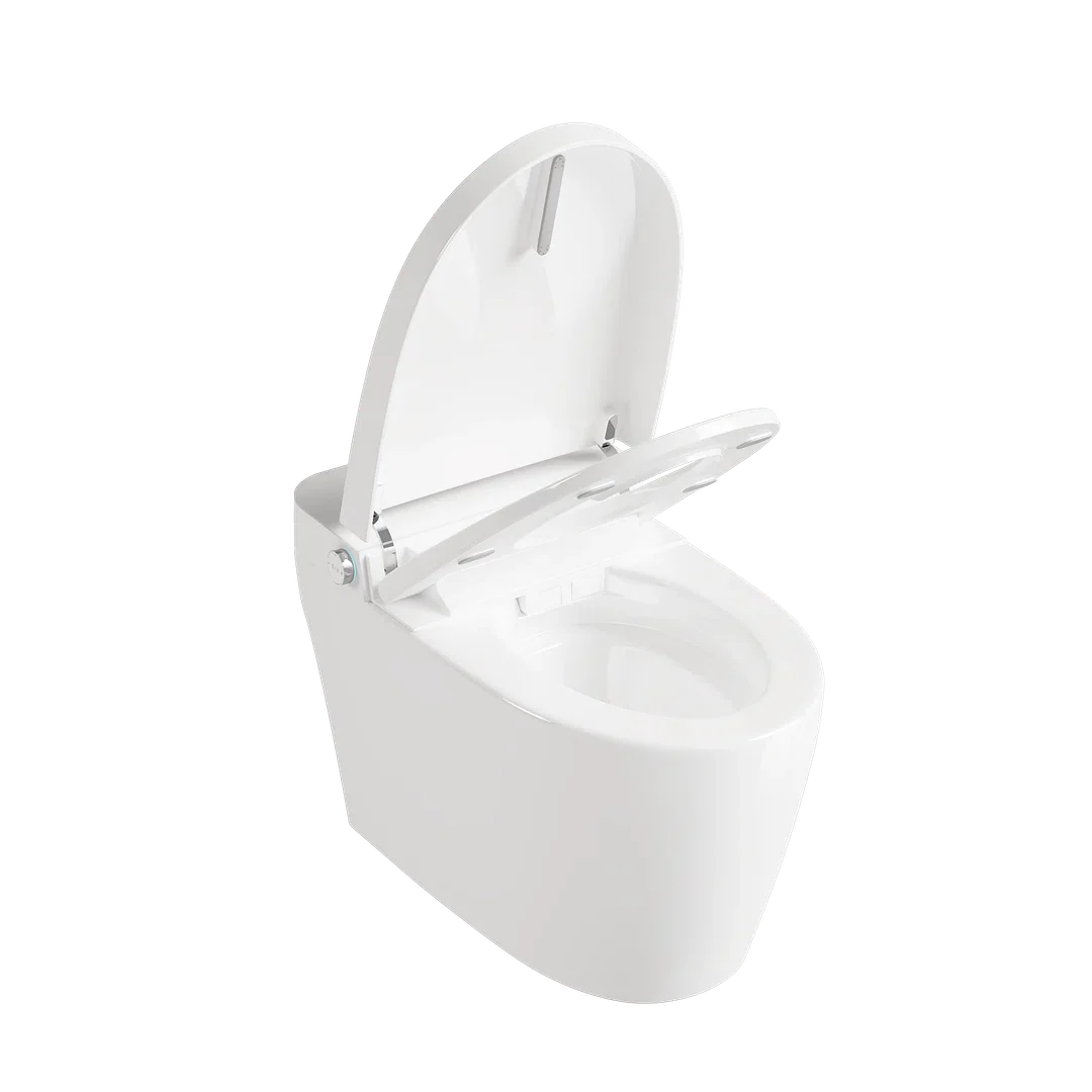 Piedmont Elongated Smart Toilet – Heated Seat, Touchless Flush & Optional Bidet