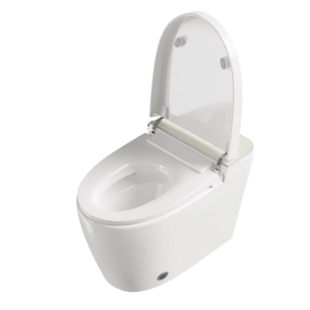 Piedmont Elongated Smart Toilet – Heated Seat, Touchless Flush & Optional Bidet
