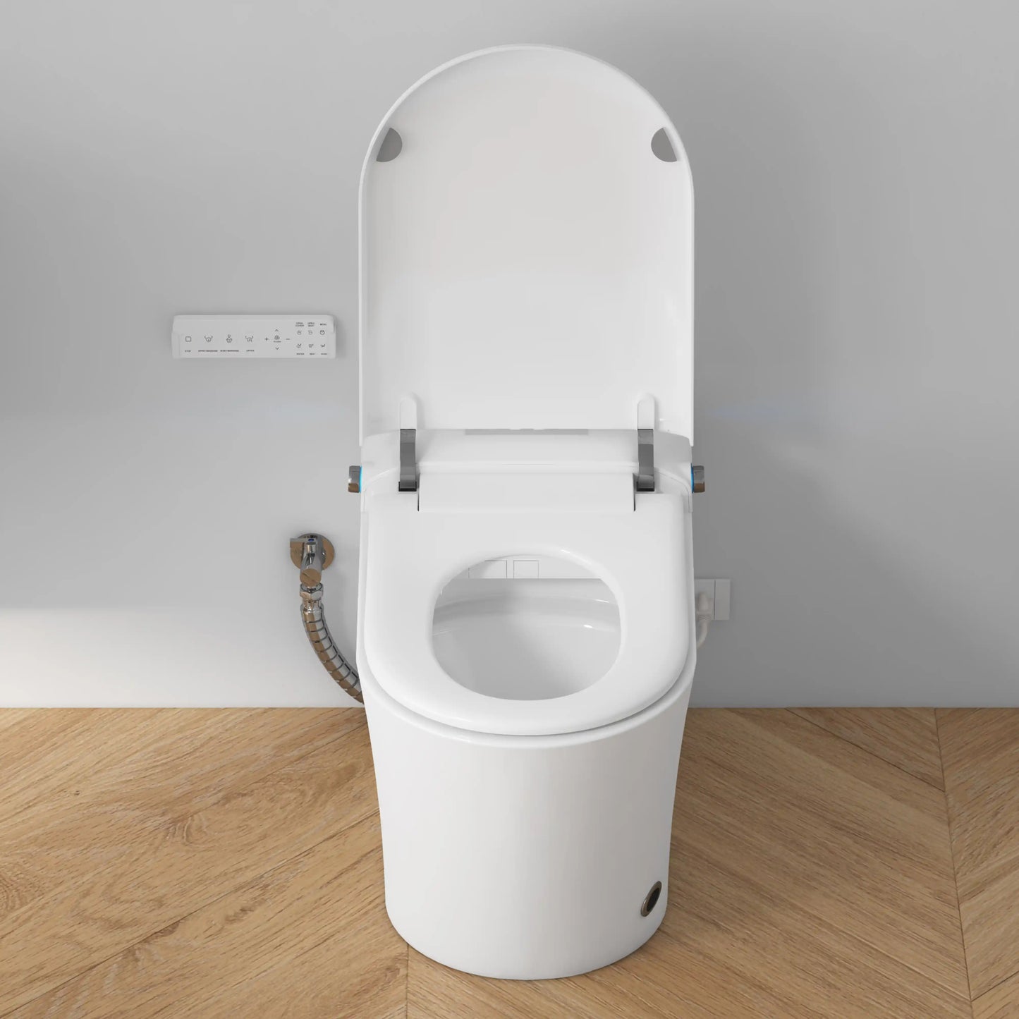 Achernar Elongated Smart Toilet with Auto-Open Lid, Heated Bidet & Touchless Flush