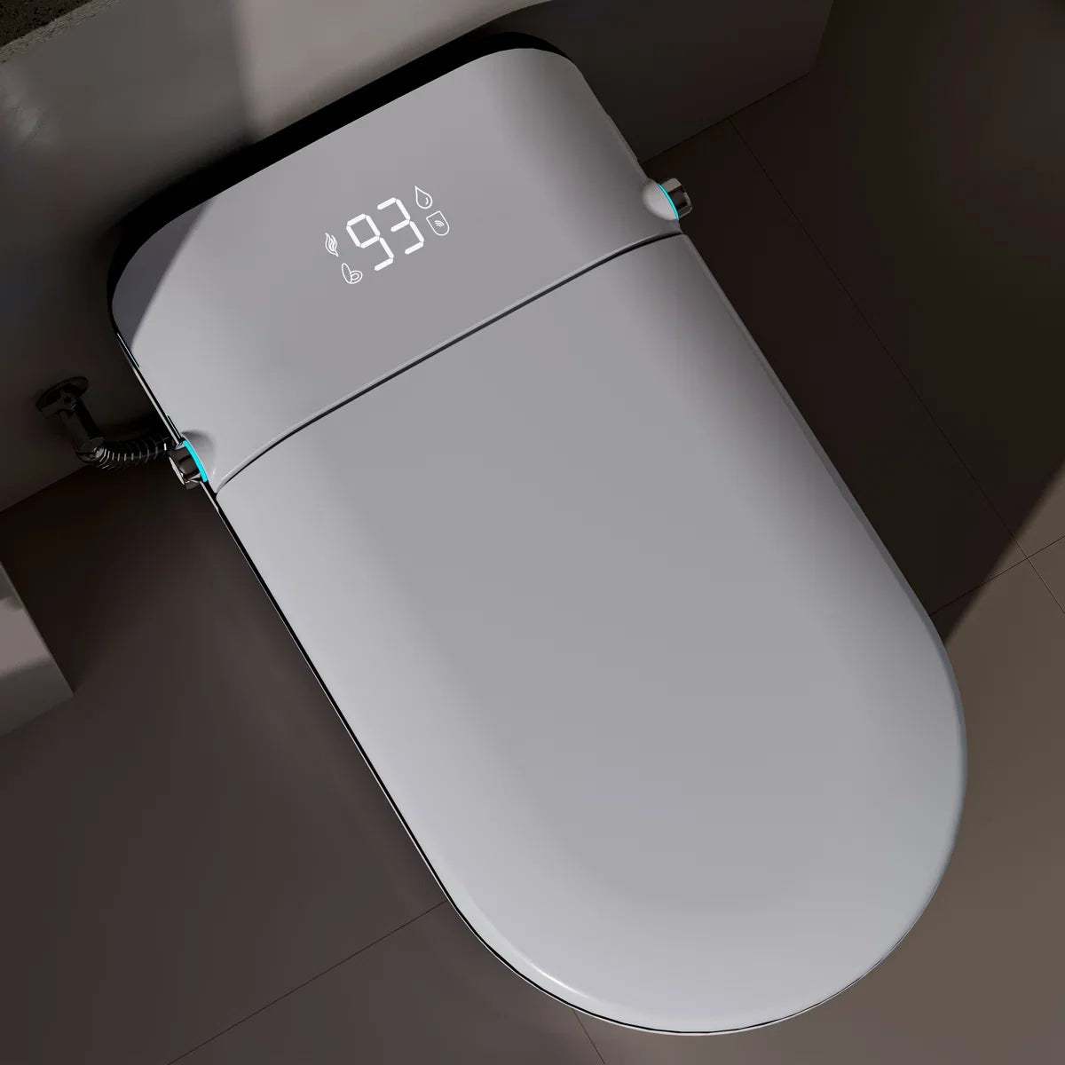Achernar Elongated Smart Toilet with Auto-Open Lid, Heated Bidet & Touchless Flush