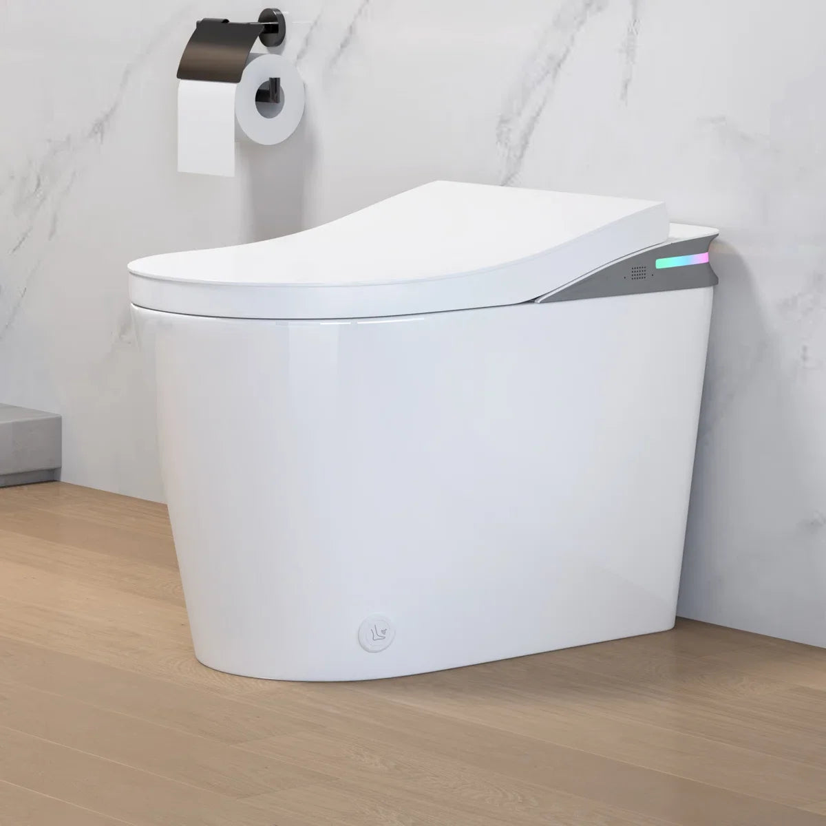 Oslo Elongated Smart Toilet with Auto-Open Lid, Bidet & Touchless Flush