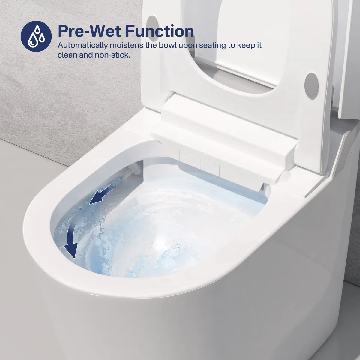 Mason Elongated Smart Toilet with Bidet, Heated Seat & Touchless Flush