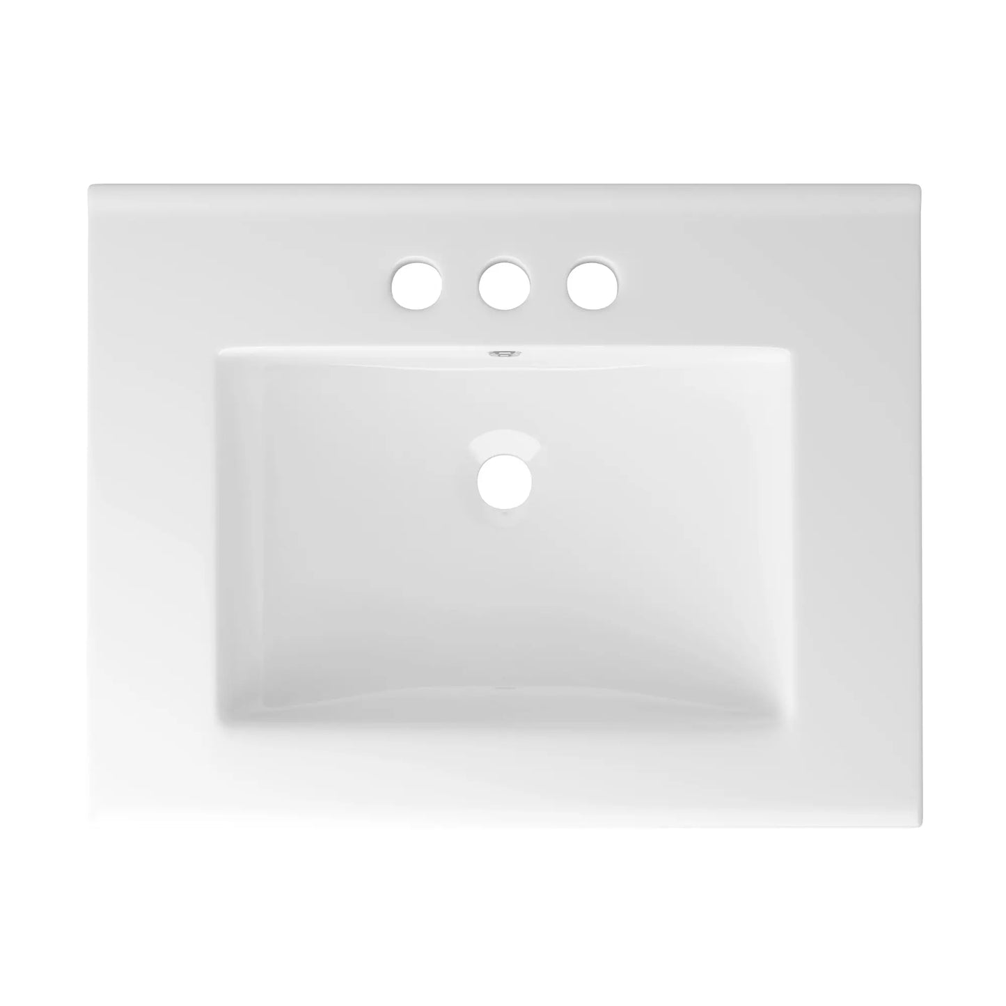 24" x 18" Dayton Vitreous China Vanity Top Sink | White ( Sink Only )