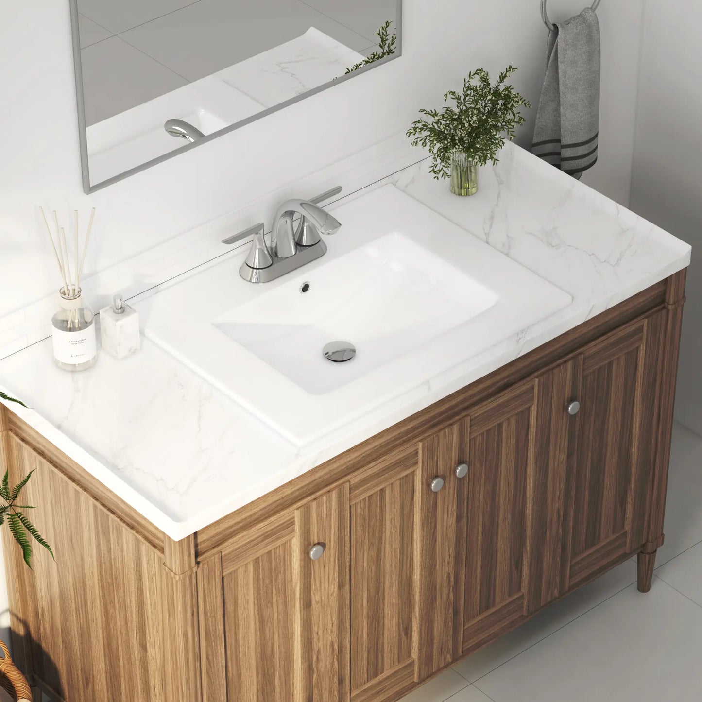 24" x 18" Dayton Vitreous China Vanity Top Sink | White ( Sink Only )