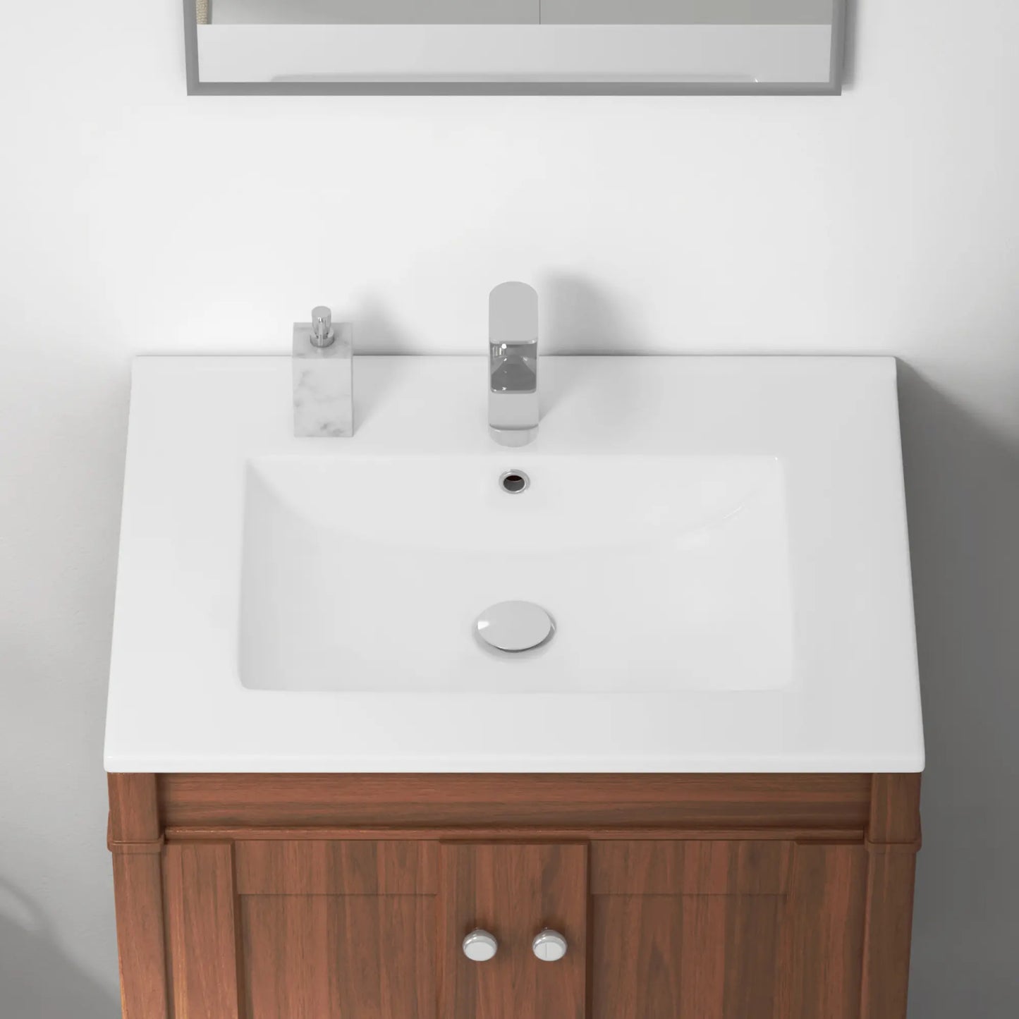 24" x 18" Dayton Vitreous China Vanity Top Sink | White ( Sink Only )
