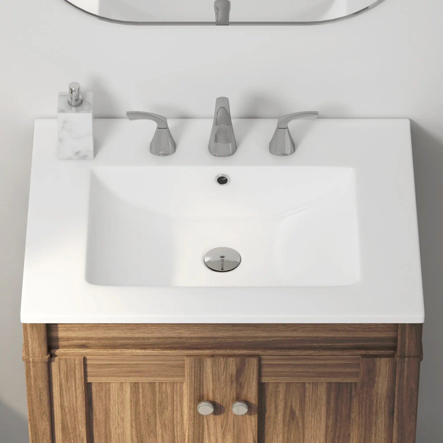 24" x 18" Dayton Vitreous China Vanity Top Sink | White ( Sink Only )