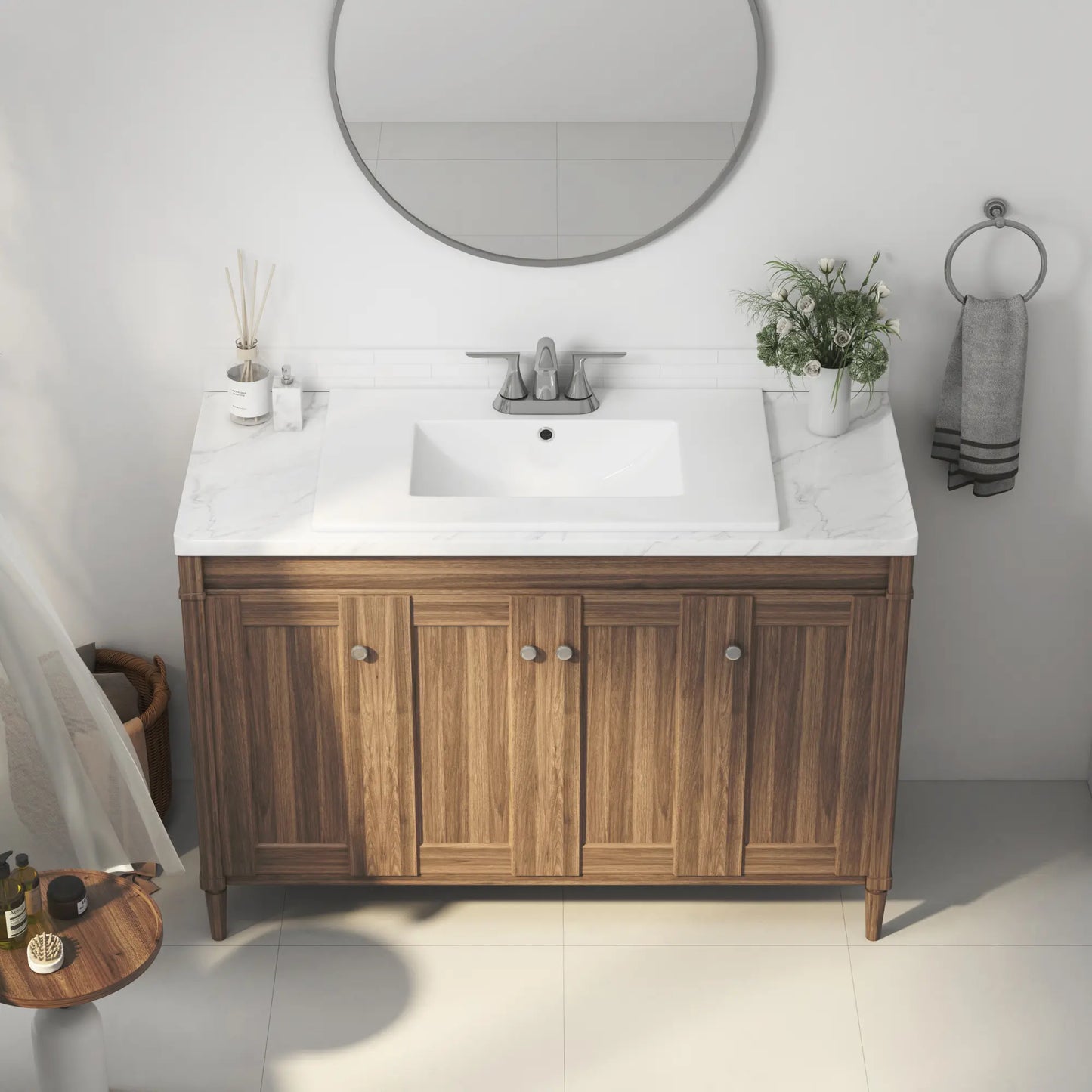 Tucson 30" x 18.25" Vitreous China Single Vanity Top Sink in White (Sink Only, No Vanity)